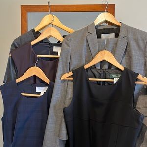 3 BOSS dresses 1 BOSS suit jacket 1 BOSS pants 1 Harvé Bernard little blk dress